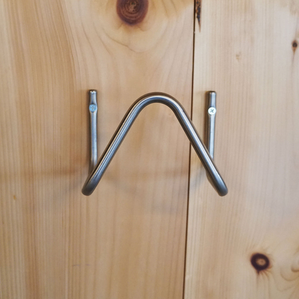 Small Italian Stainless Steel Hose Hanger