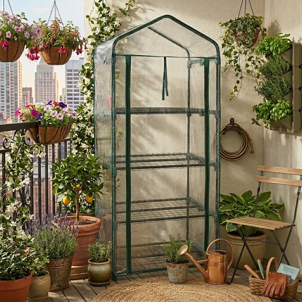 4-Tier Mini Greenhouse