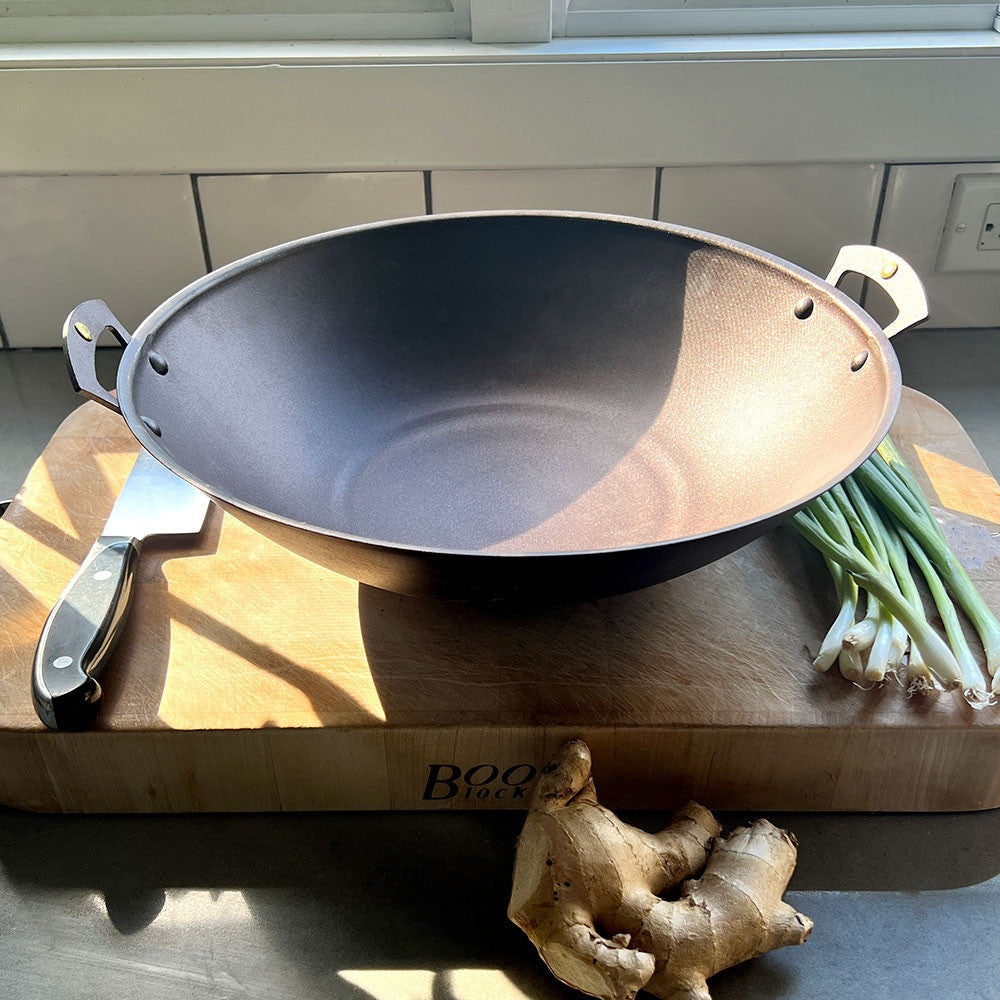 Netherton Prospector-Handled Spun Iron Wok