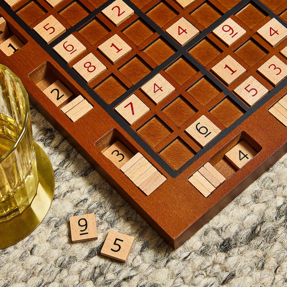Rustic Wooden Sudoku Board
