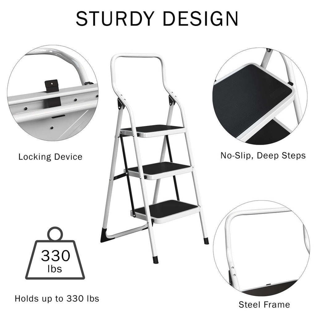 3-Step Stool Folding Ladder