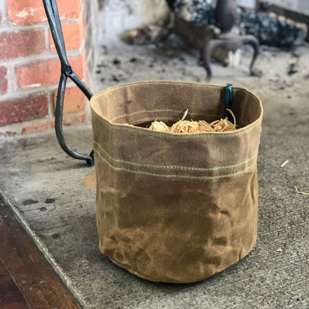 50 Firelighters with Waxed Canvas Storage Set