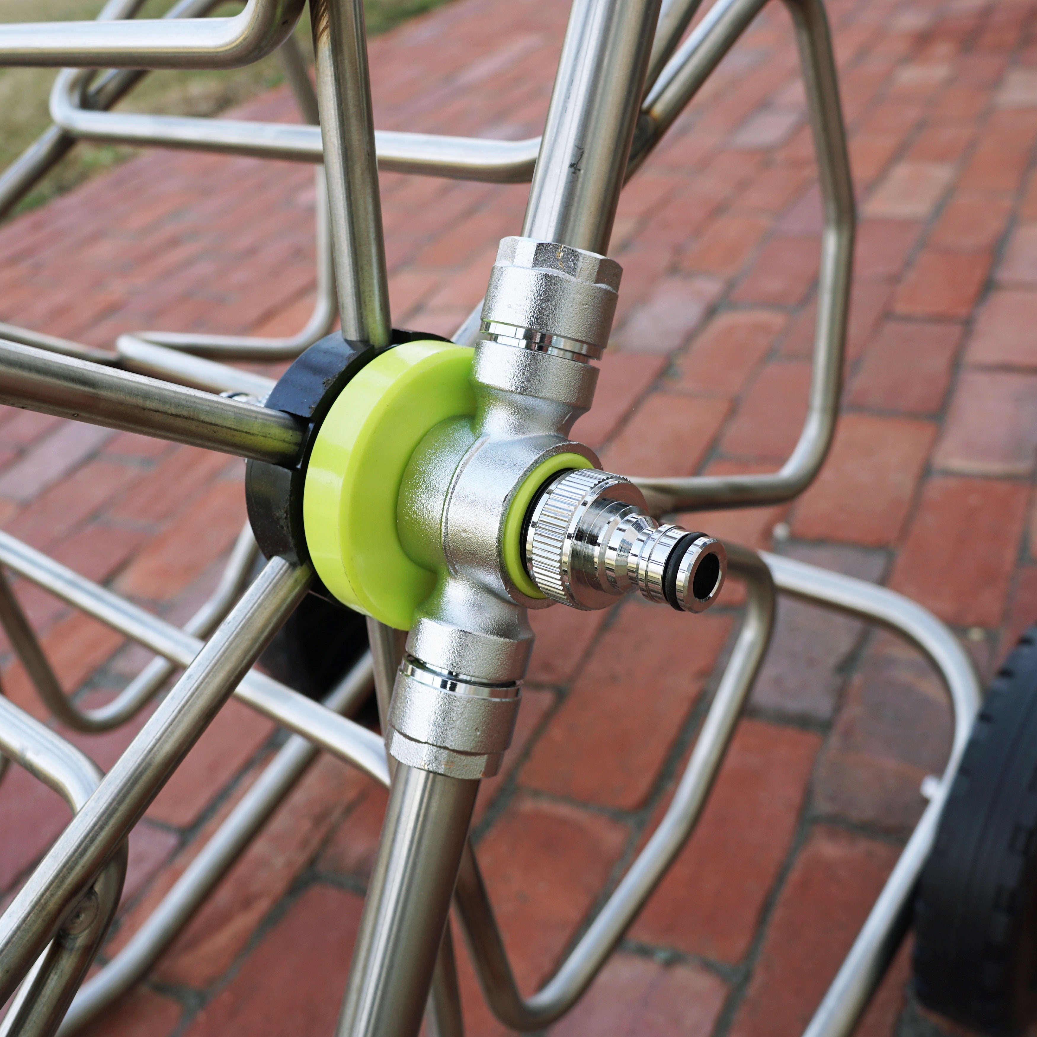 Stainless Steel Mobile Garden Hose Reel