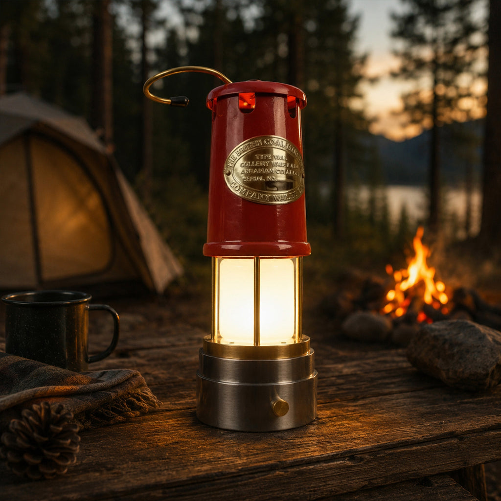 Coal Miner's LED Lamp in Red