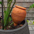 Small Teardrop-Shaped Terracotta Container Plant Hydrator