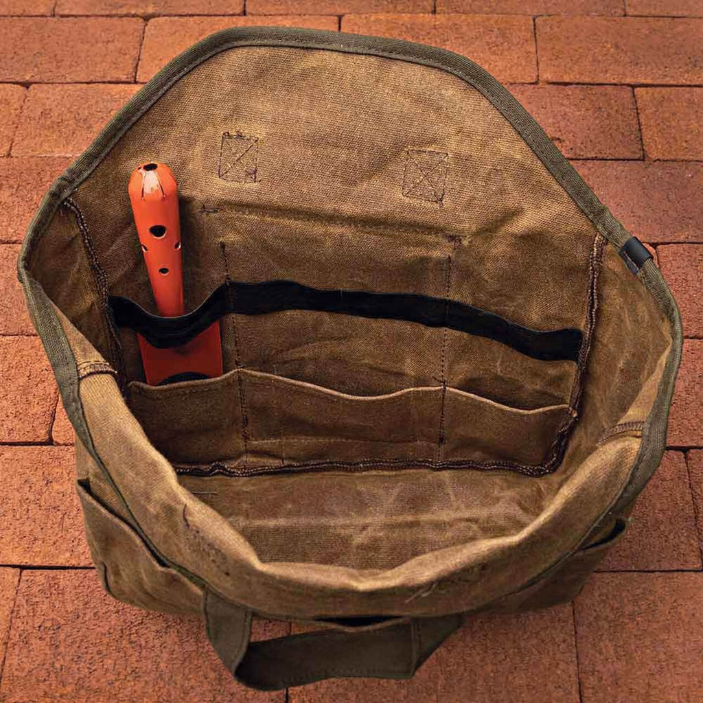 Waxed Cotton Gardening Tote