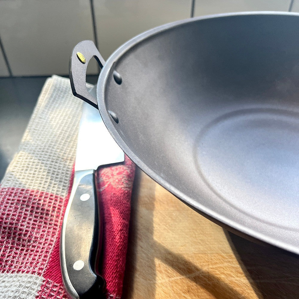 Netherton Prospector-Handled Spun Iron Wok