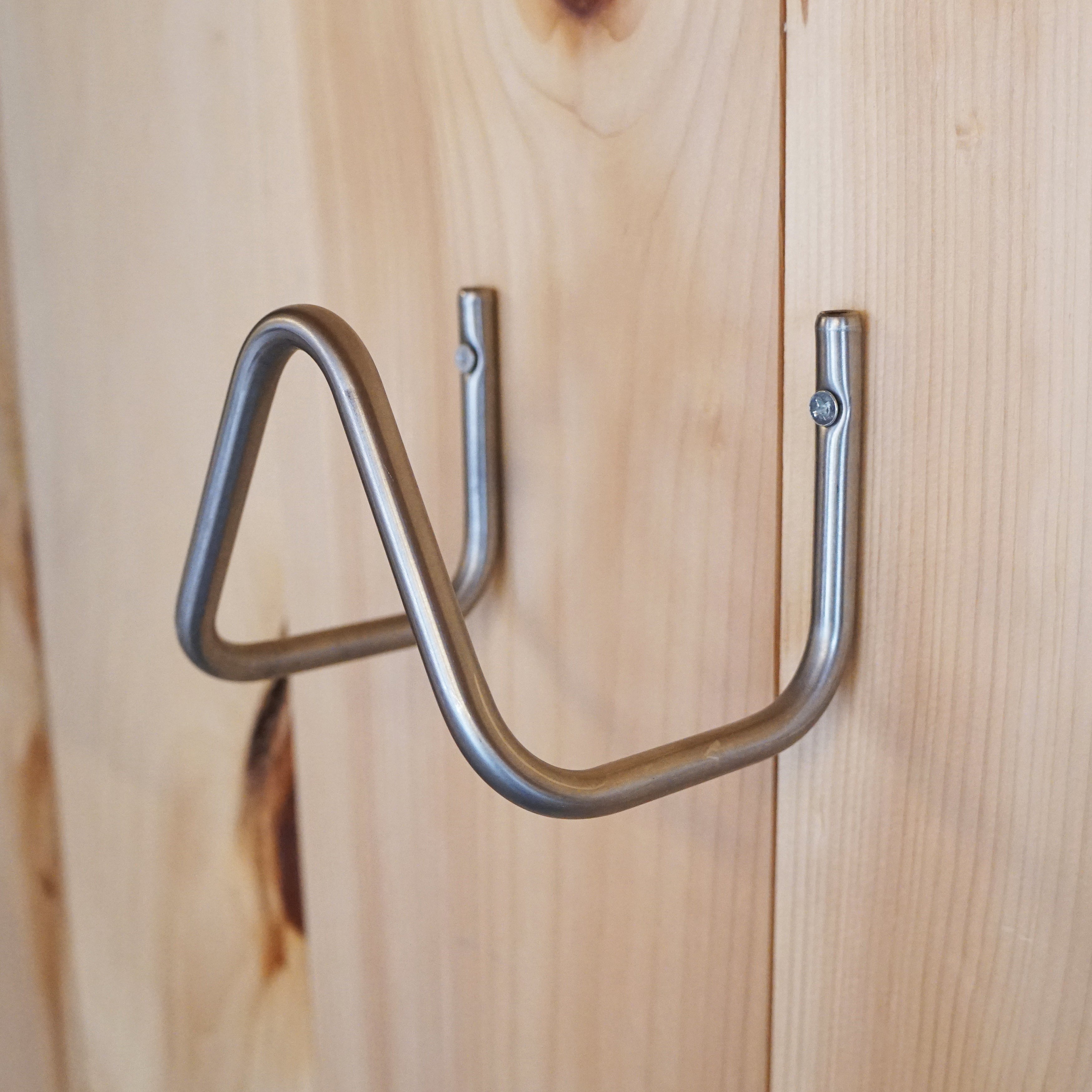 Small Italian Stainless Steel Hose Hanger
