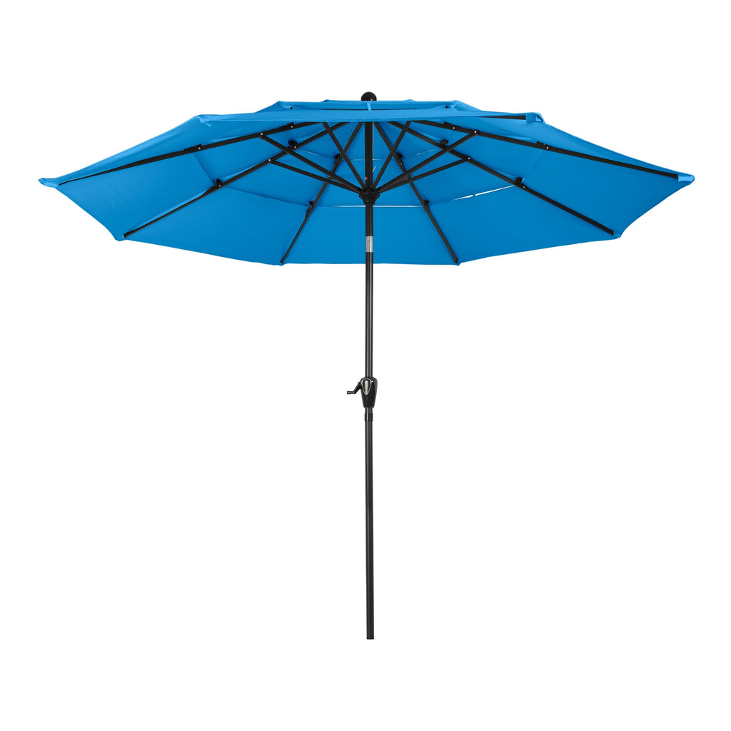 Triple Layer Patio Umbrella - Blue