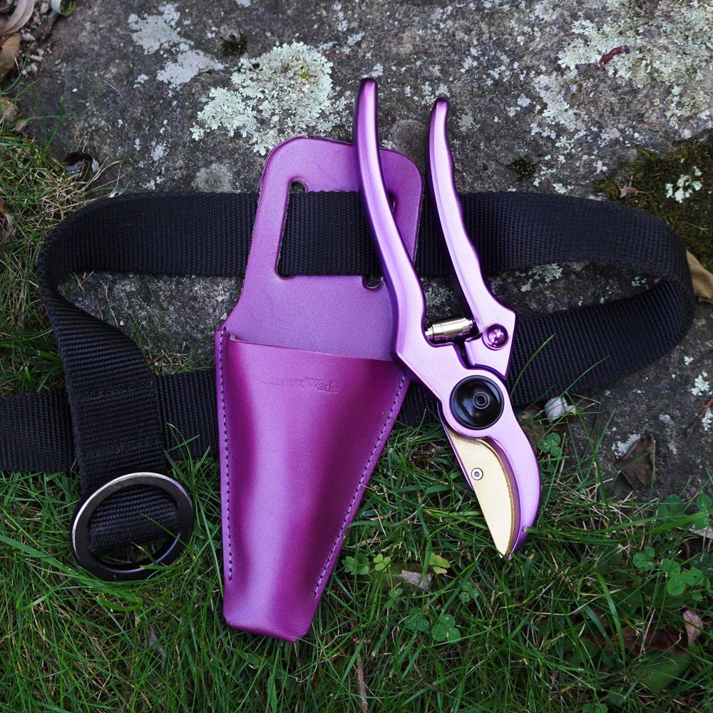 Purple Leather Pruner Sheath Only