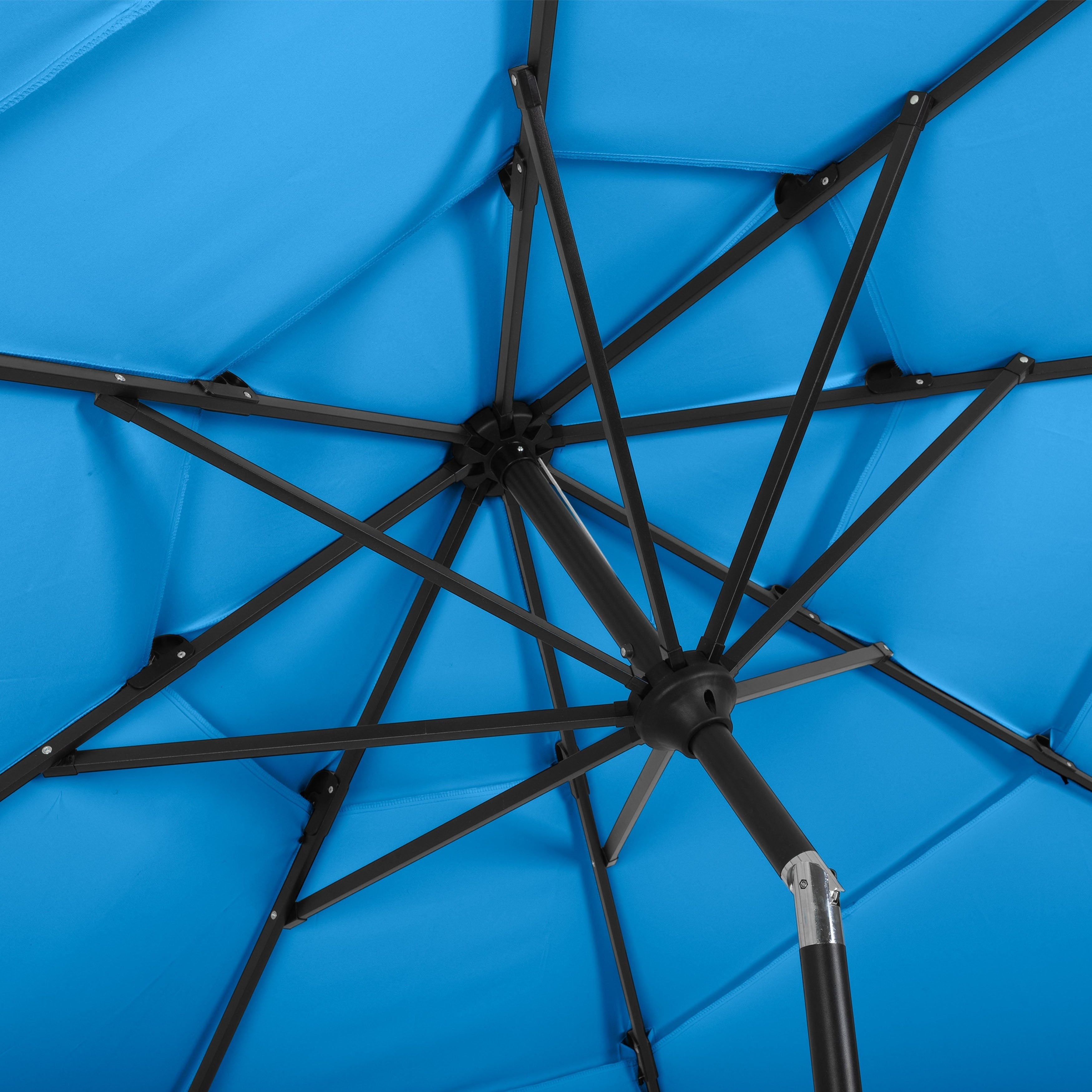 Triple Layer Patio Umbrella - Blue