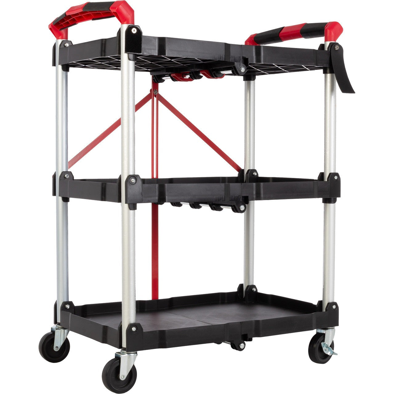 Folding Cart (50lb Capacity Per Shelf)