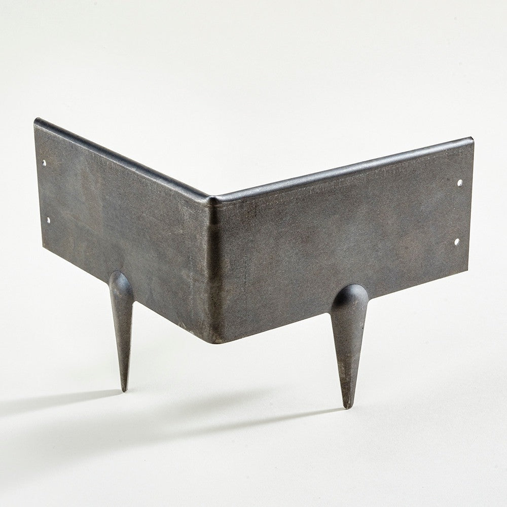 Cor-Ten Steel Lawn Corners (Set of 2)