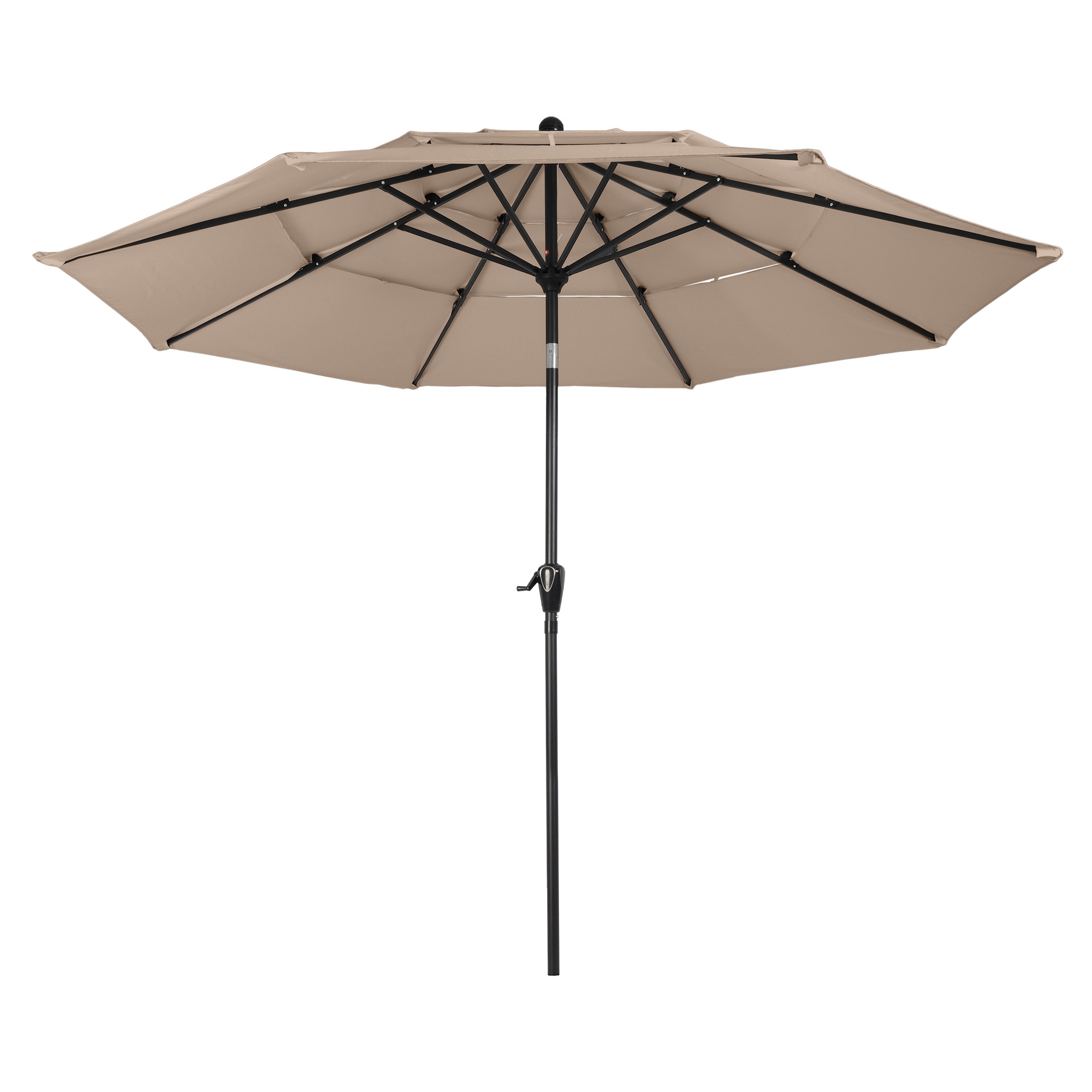 Triple Layer Patio Umbrella - Beige
