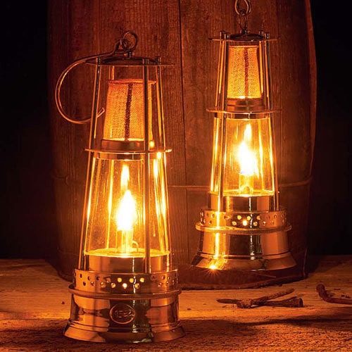 10" Mesh Miner's Oil Lamp