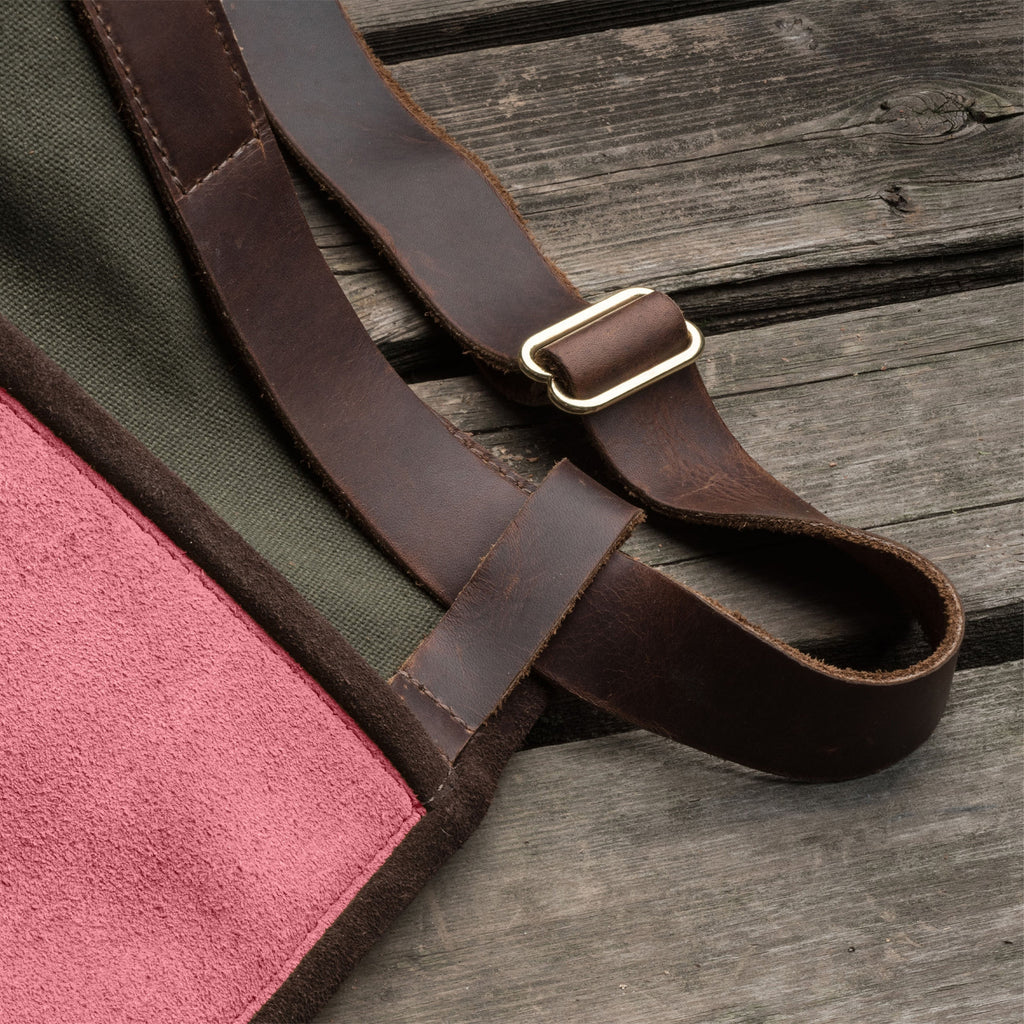 Waist-Level Gardening Apron, Pink