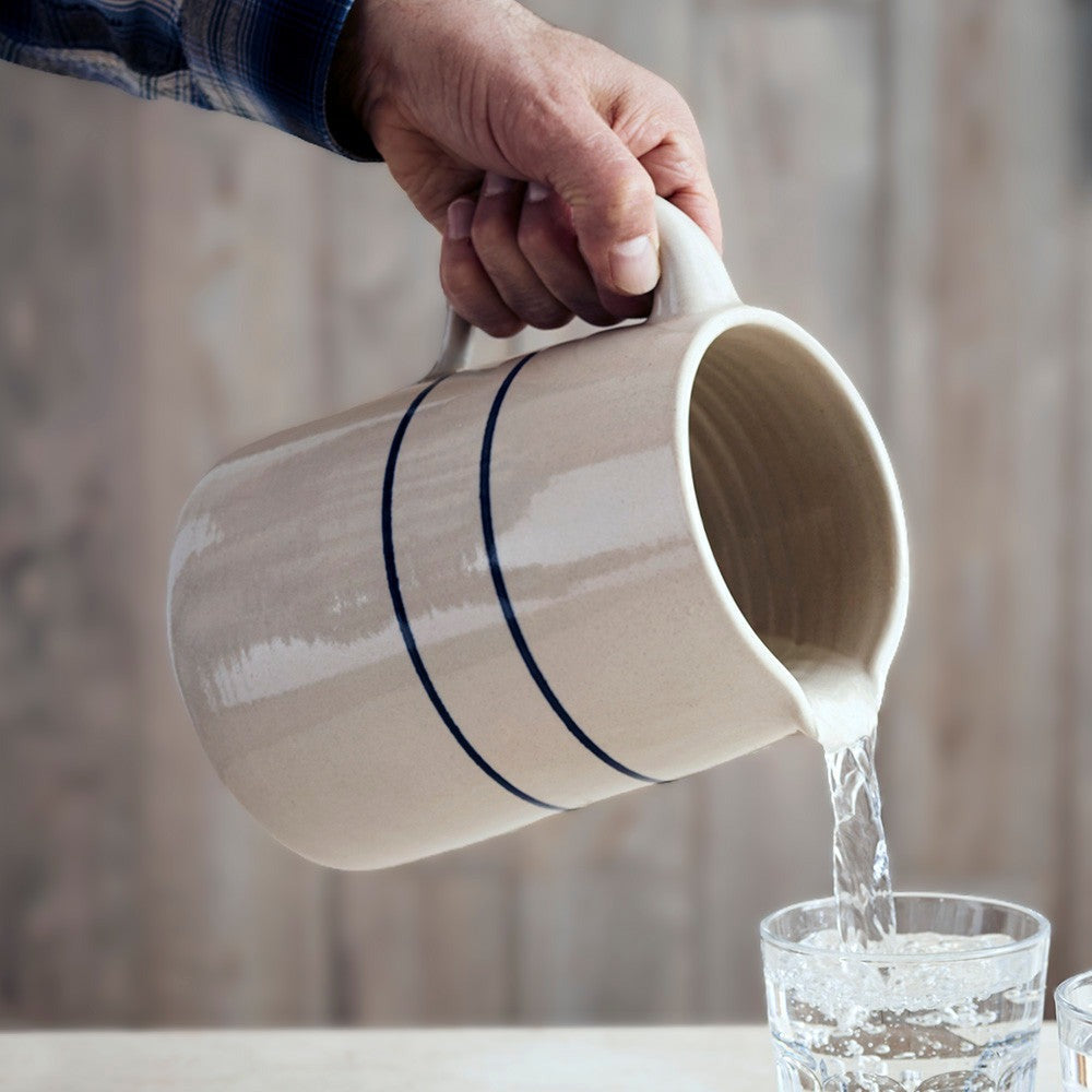 Stoneware Half Gallon Pitcher