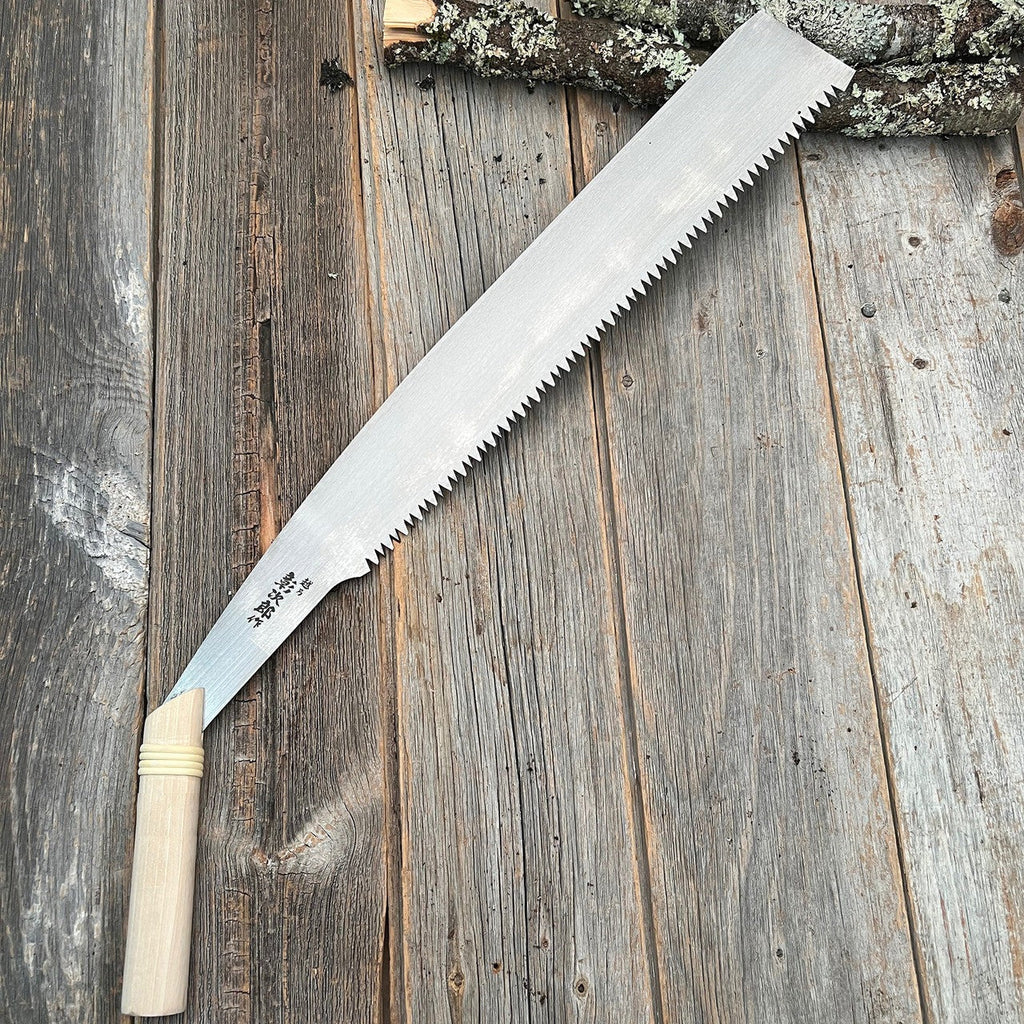Japanese Log Saw And Leather Case