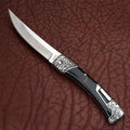 Rugged Folding Knife with Saddle Lock