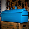 Lockable Hip-Roof Steel Toolbox