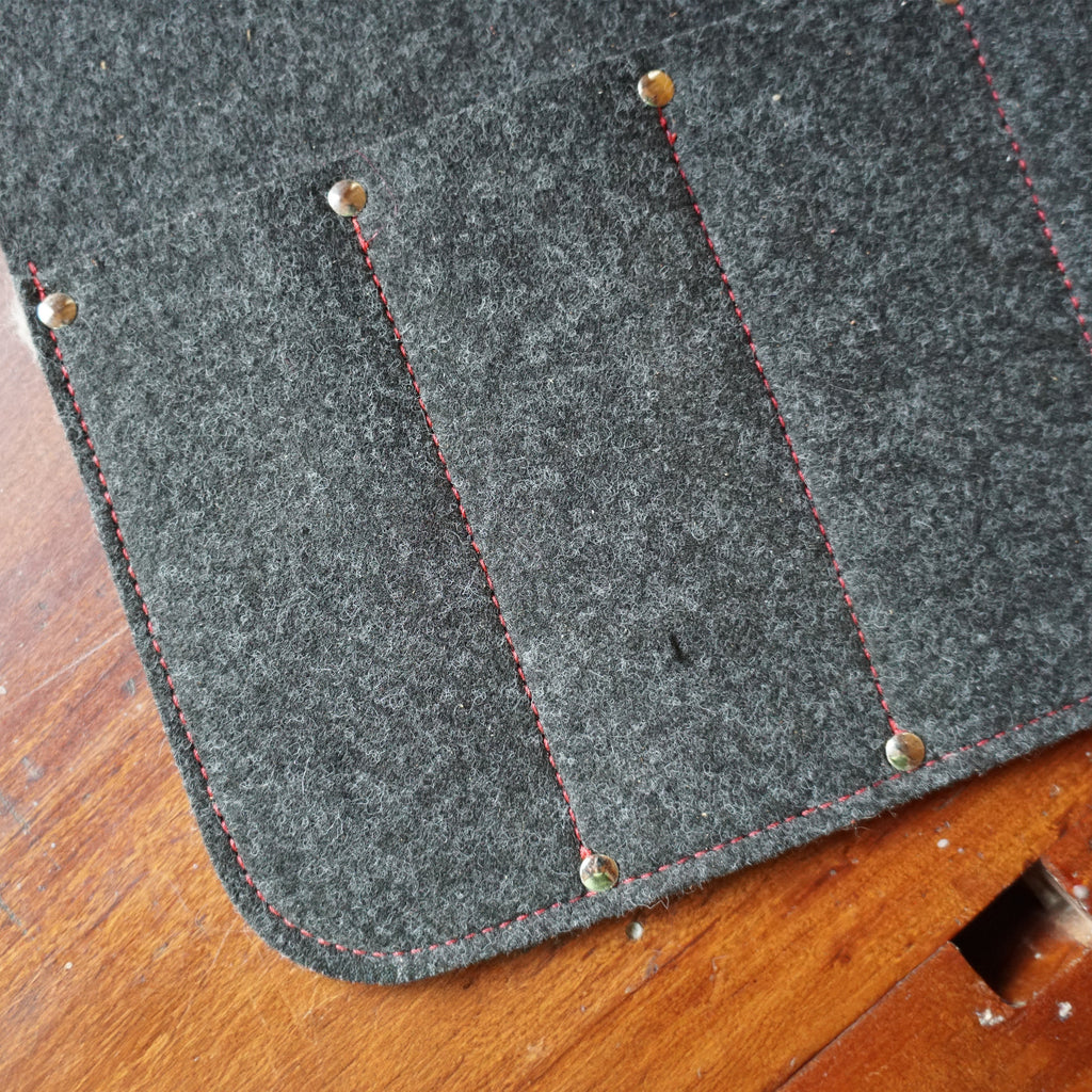6 Pocket Felt Tool Roll