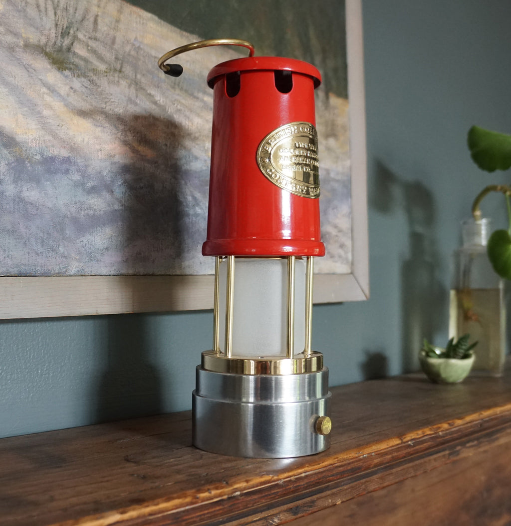 Coal Miner's LED Lamp in Red