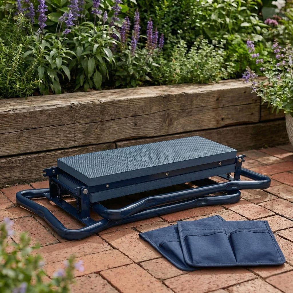 Portable Bench & Kneeler, Navy