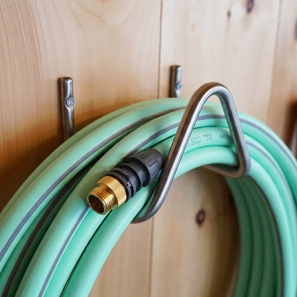 Small Italian Stainless Steel Hose Hanger