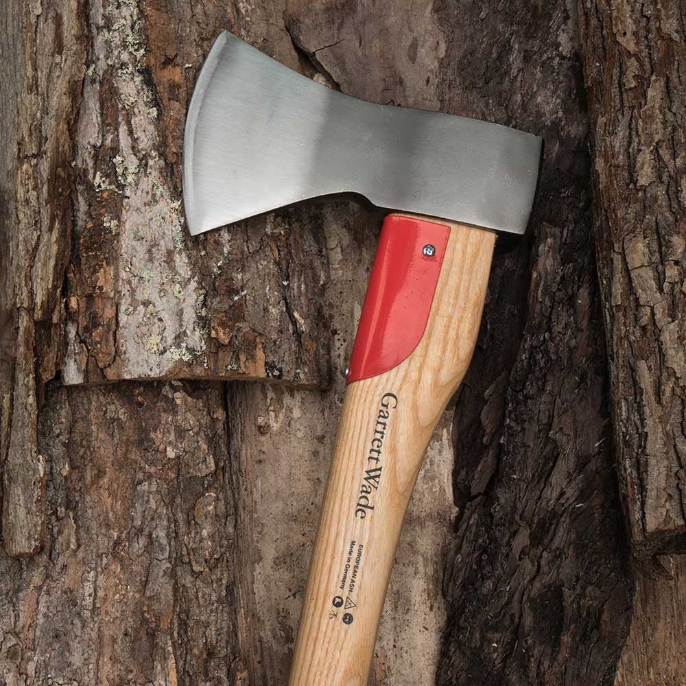 German Made Forest Axe With Protective Steel Collar