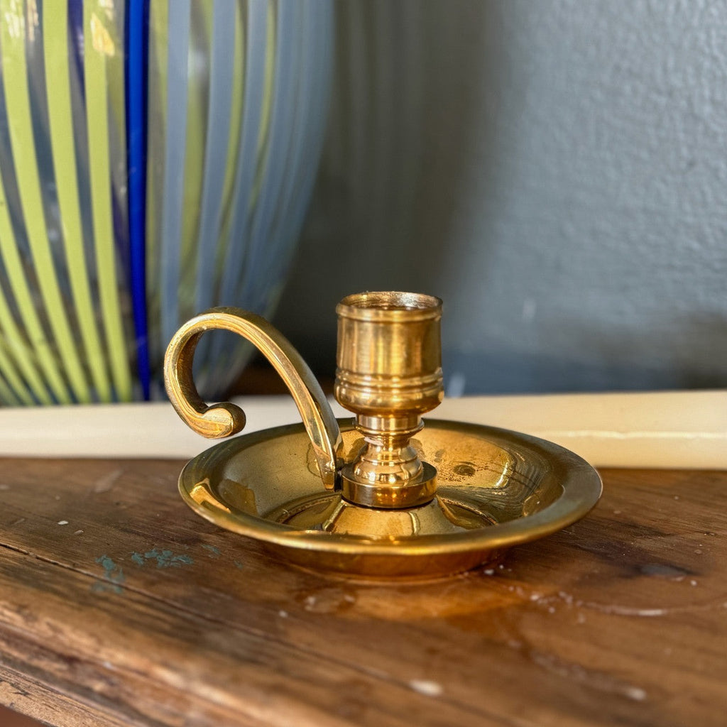 Solid Brass Chamberstick