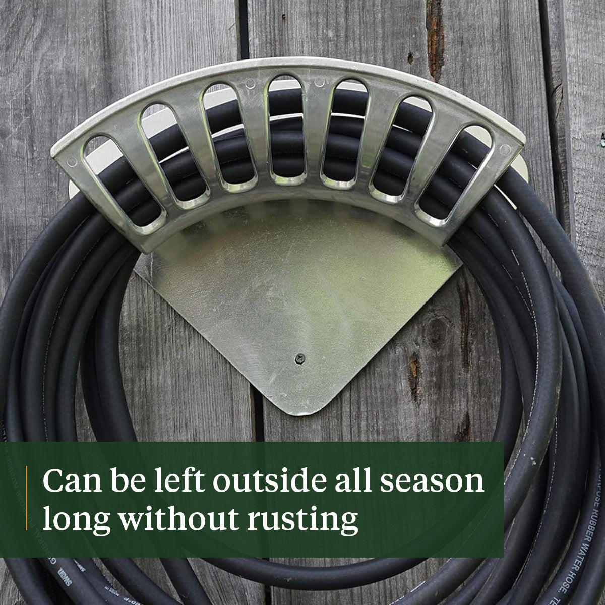 Cast Aluminum Hose Rack - 16" Wide
