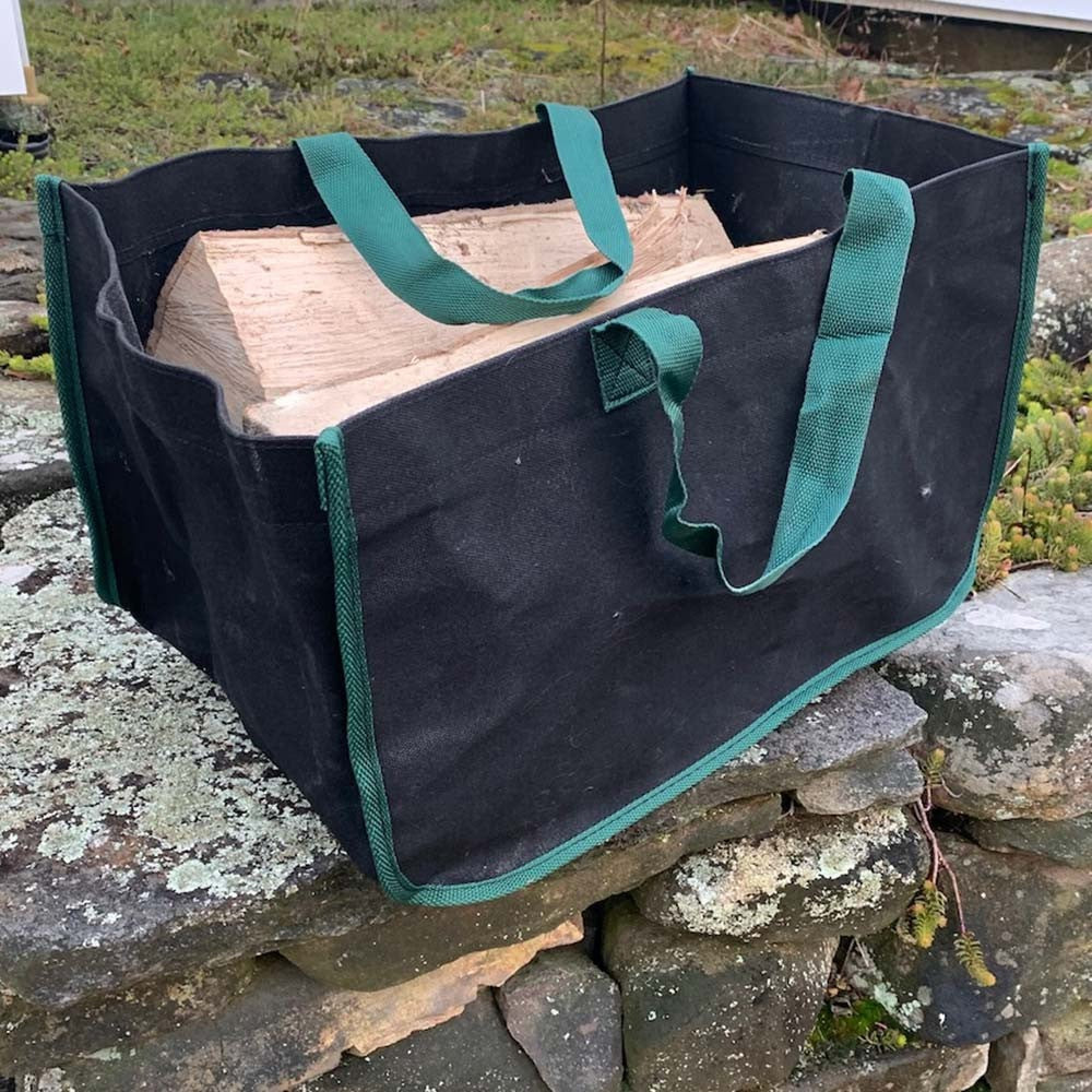 Double Thickness Black Log Carrier