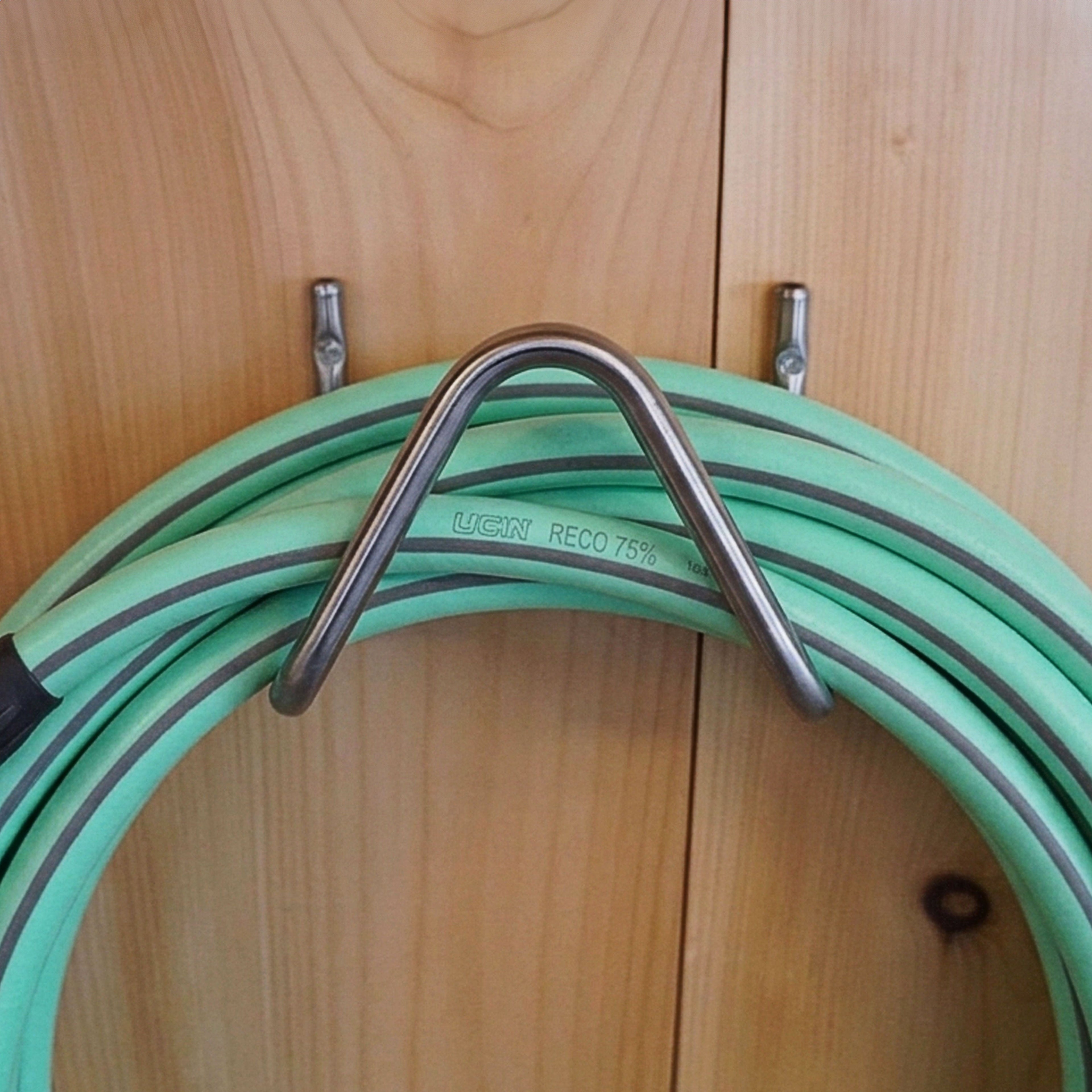 Small Italian Stainless Steel Hose Hanger