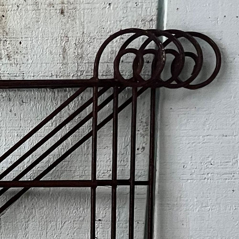 Classic Iron Garden Edging Hurdles, Set of 4