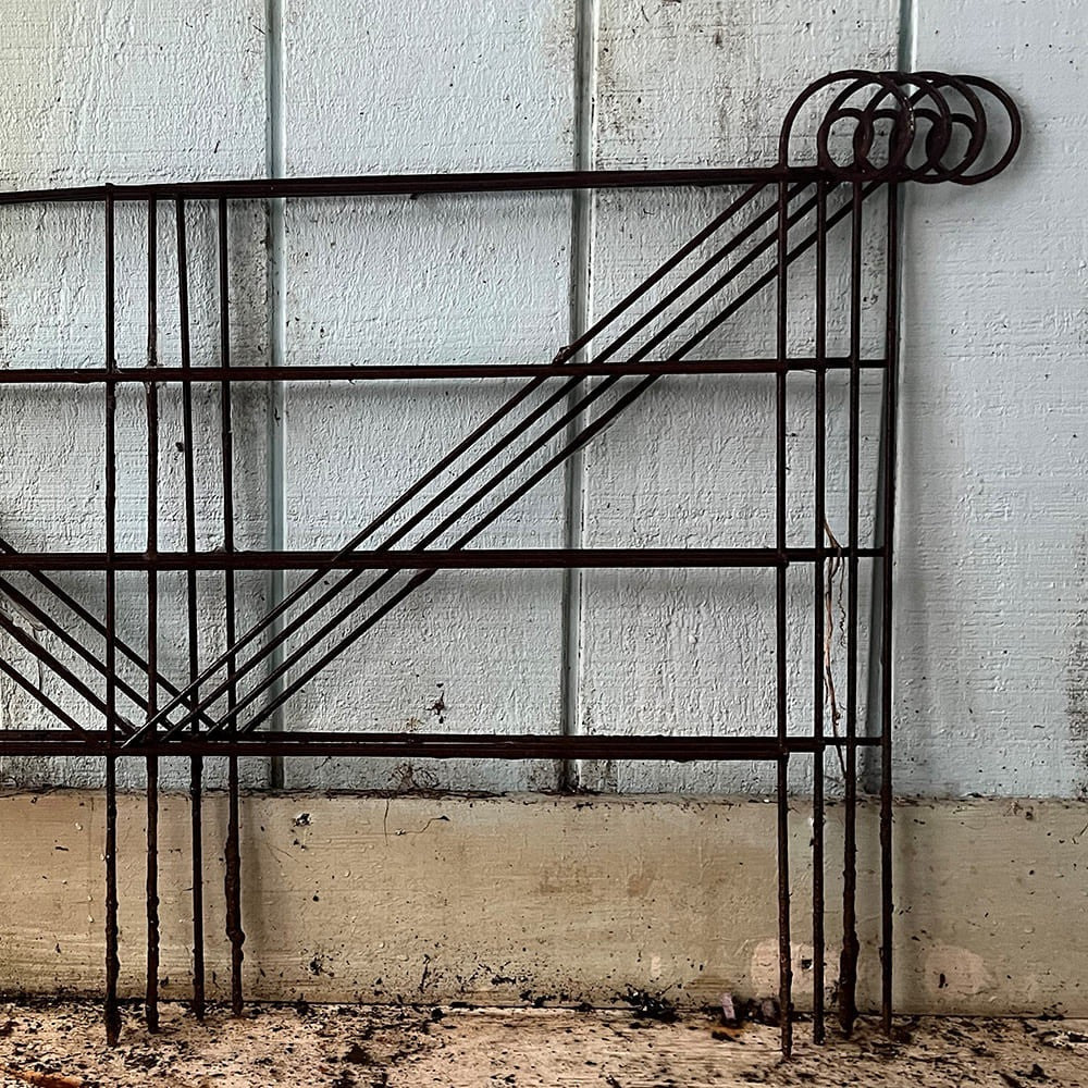 Classic Iron Garden Edging Hurdles, Set of 4
