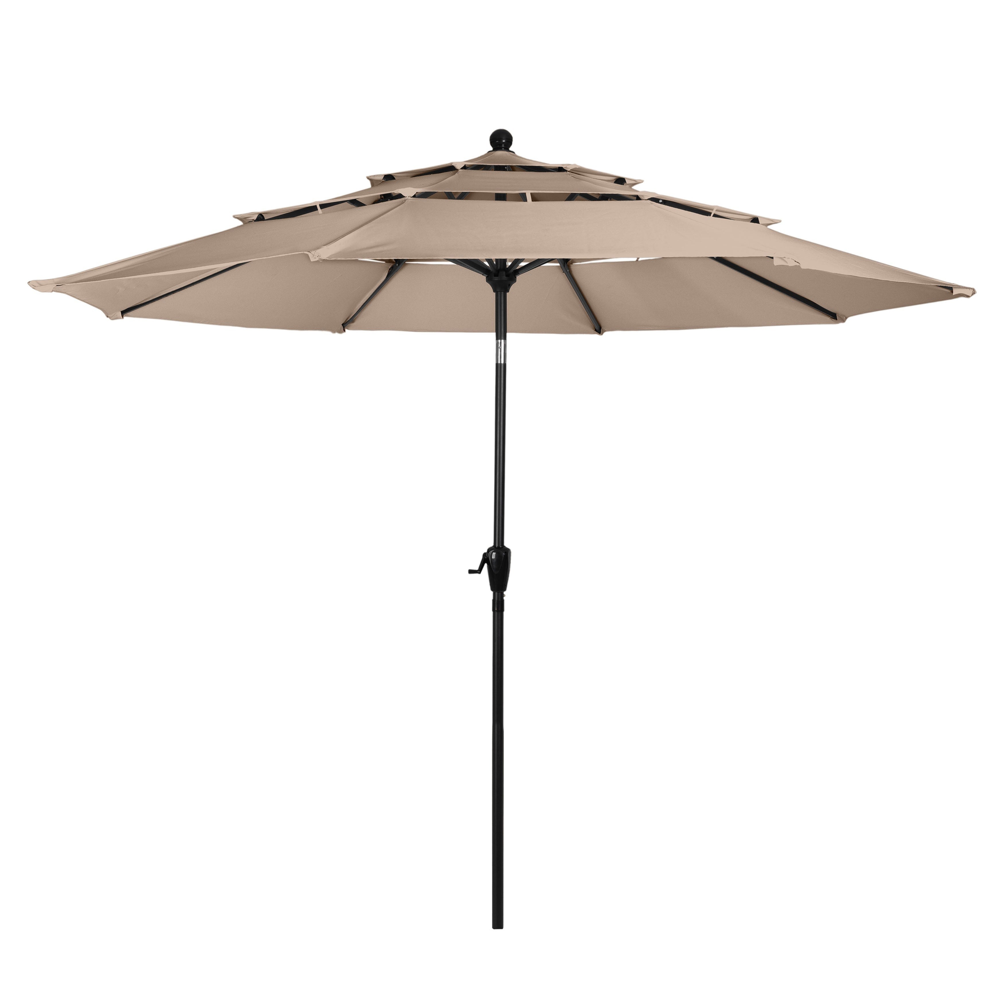 Triple Layer Patio Umbrella - Beige
