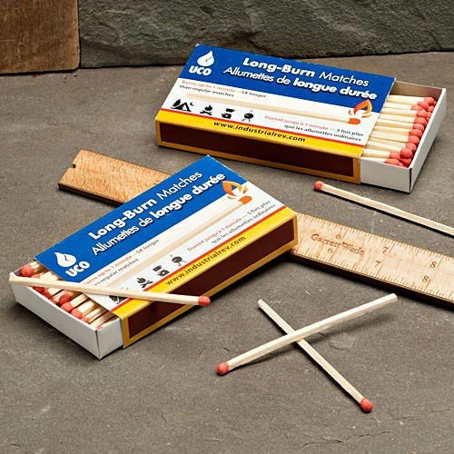 4 Boxes Long Burn Matches (200)