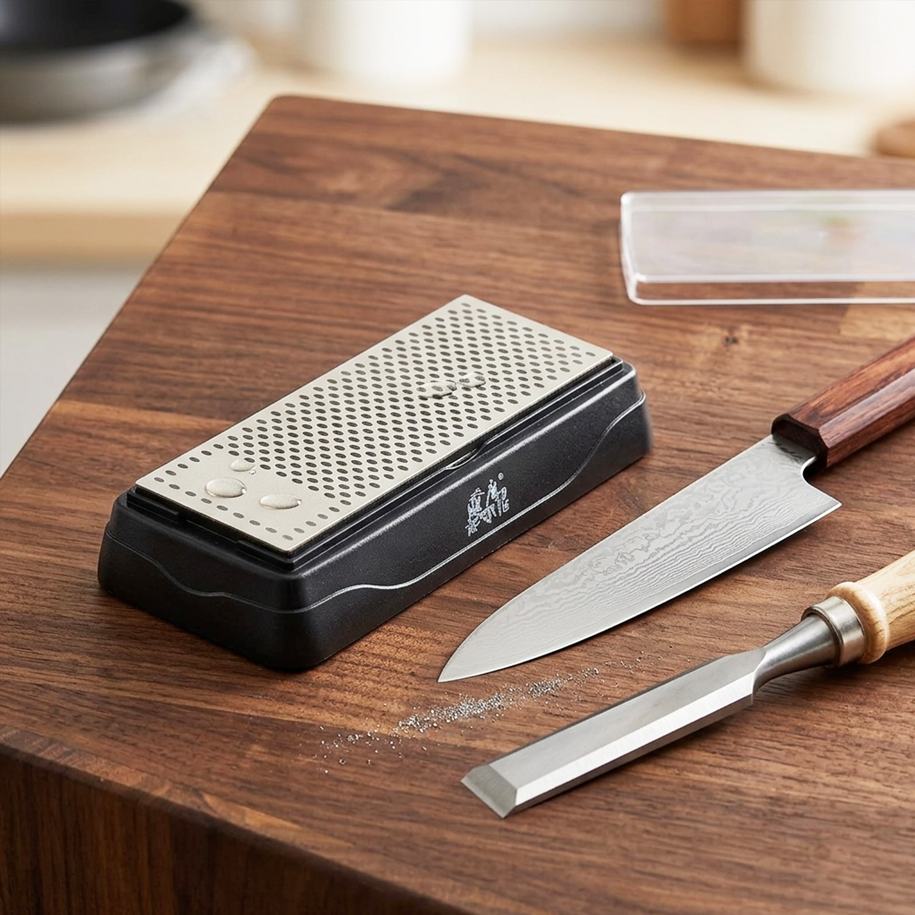 Double-Sided Diamond Surface Sharpener