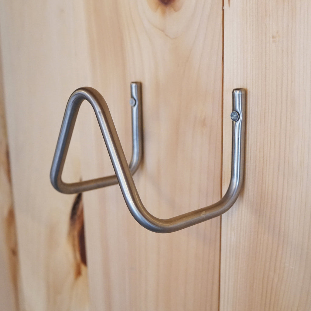 Small Italian Stainless Steel Hose Hanger