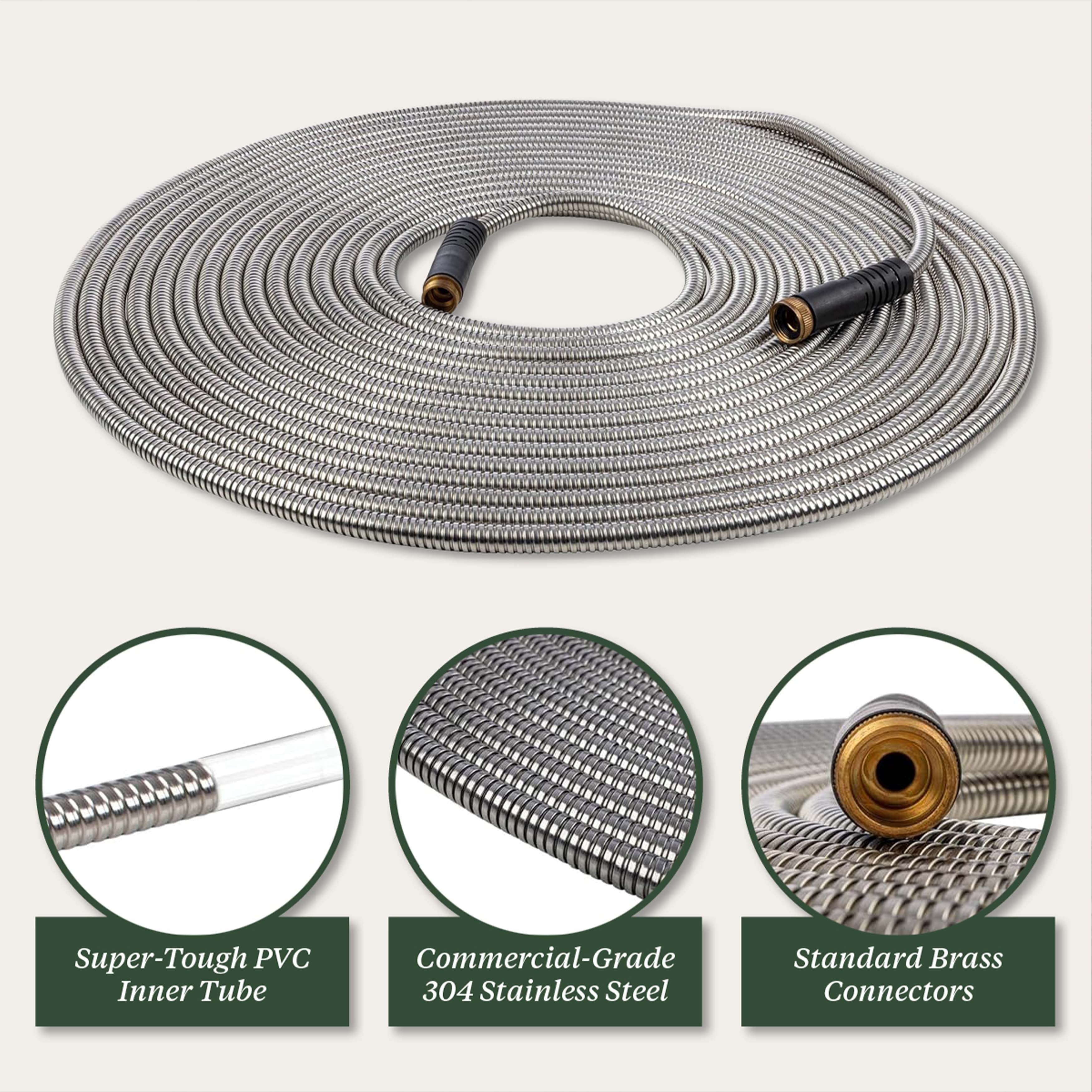 75 ft. Stainless Steel Garden Hose