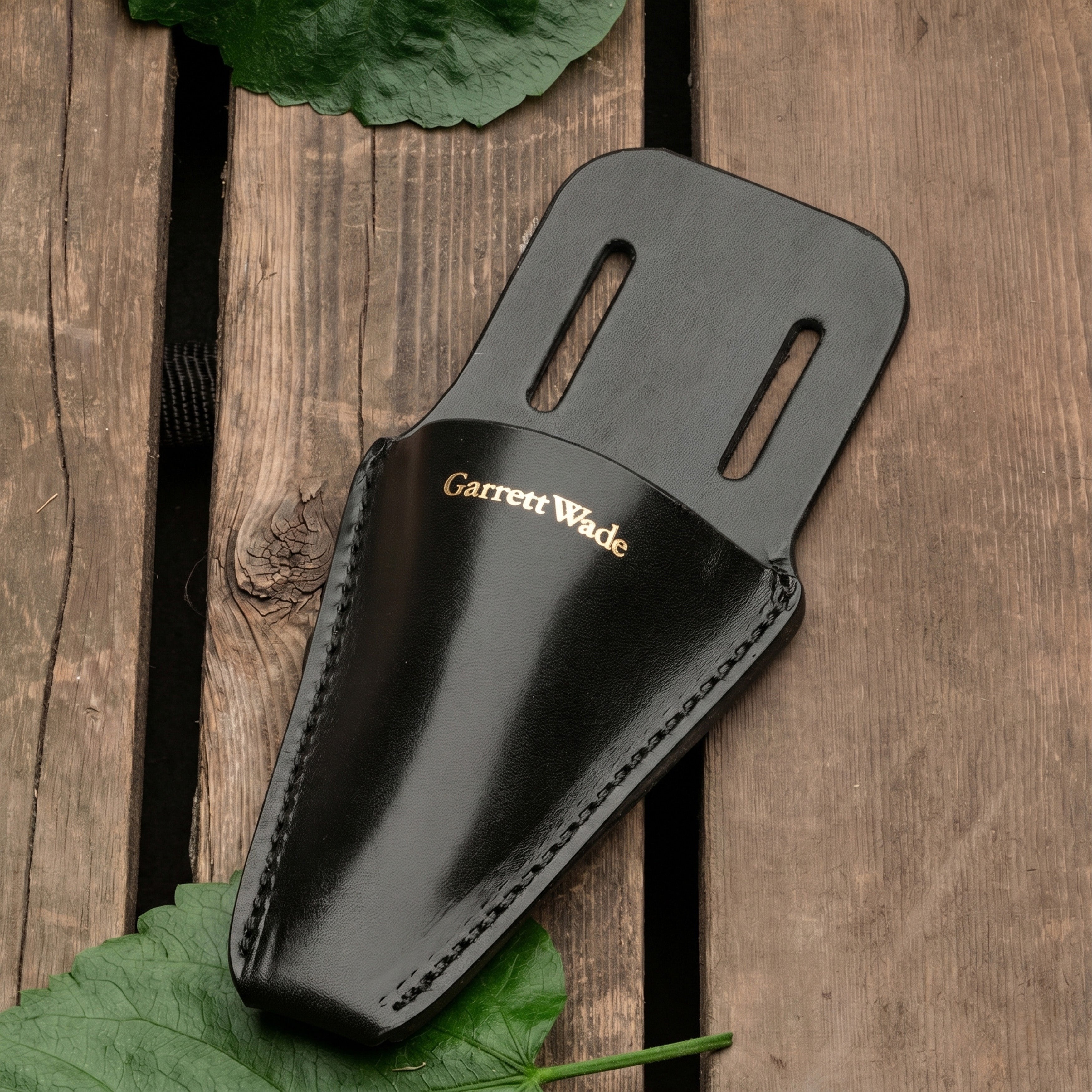 Black Leather Pruner Sheath