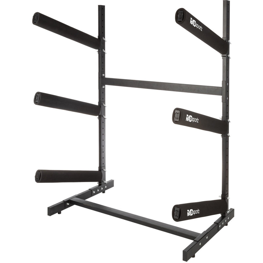 Freestanding Outdoor 3-Level Kayak and Canoe Rack