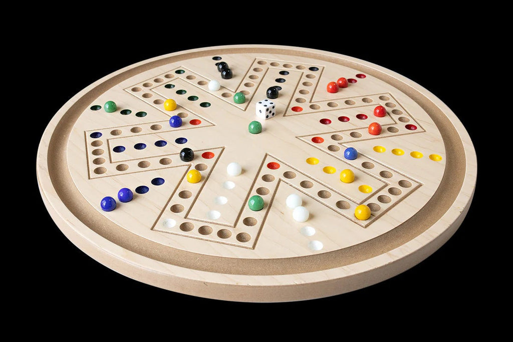 2-in-1 Handcrafted Aggravation / Chinese Checkers Game