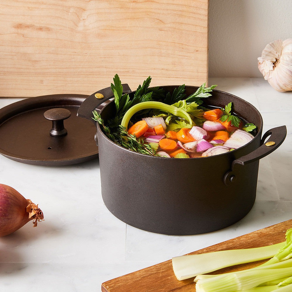 Netherton 6" Spun Iron Stock Pot