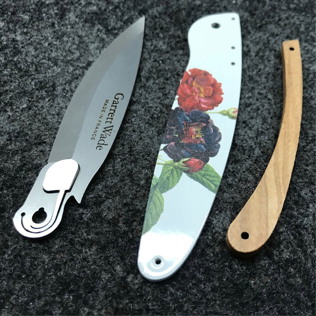 K2 Flower Design Folding Knife