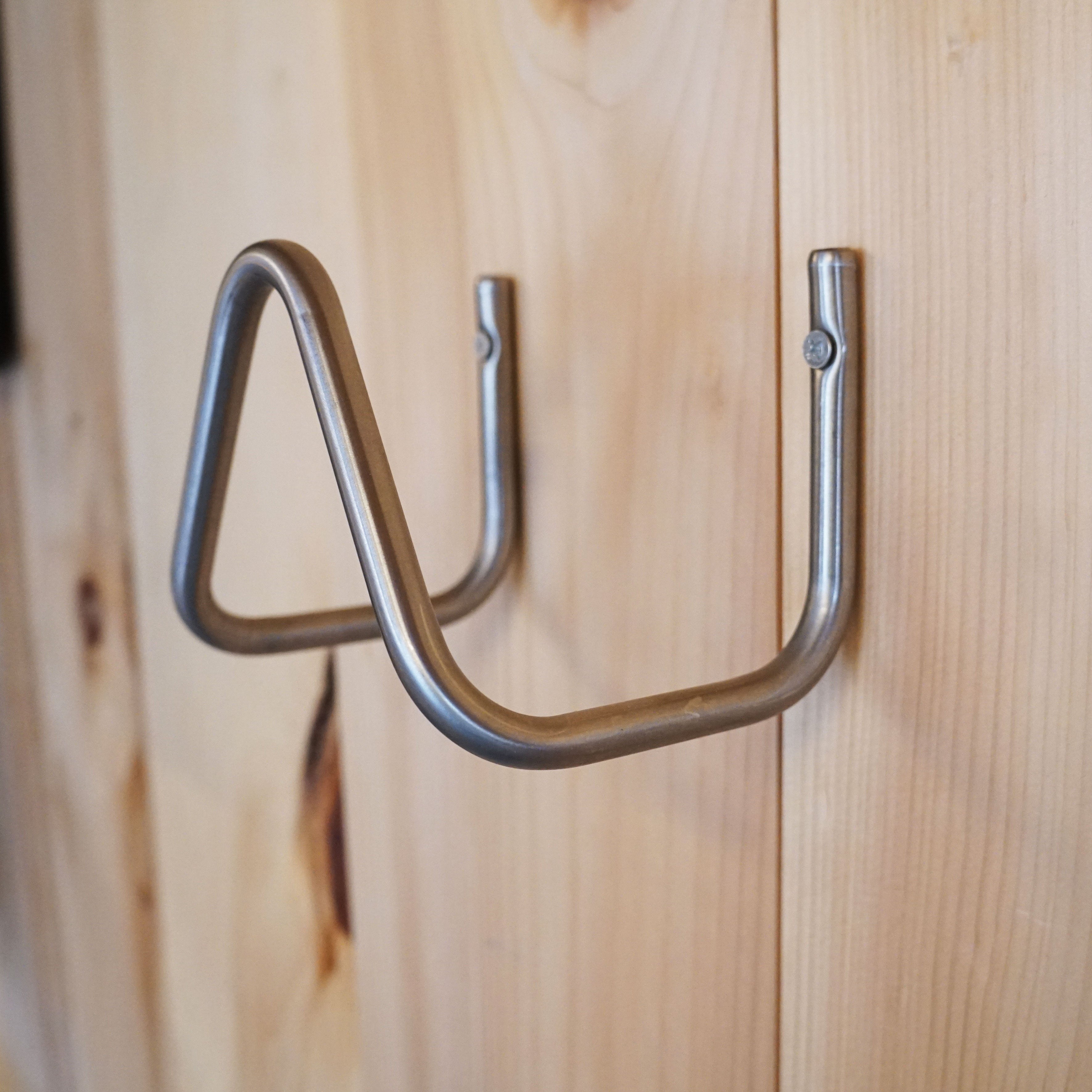 Small Italian Stainless Steel Hose Hanger