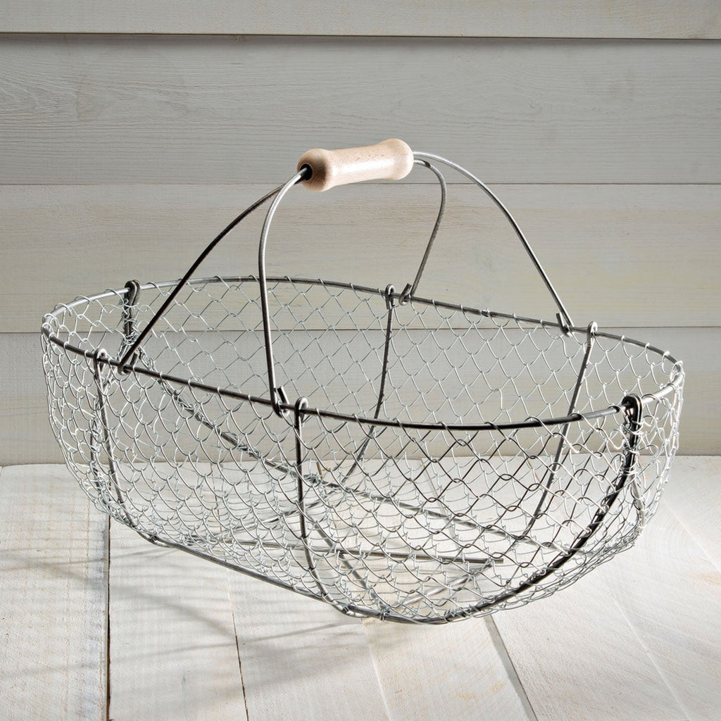 Medium Galvanized Basket