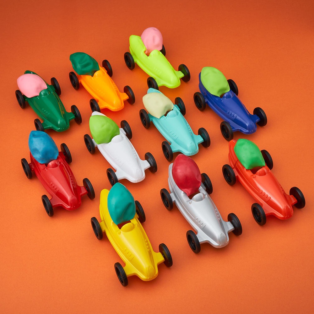 Balloon Racing Cars- Set of 3