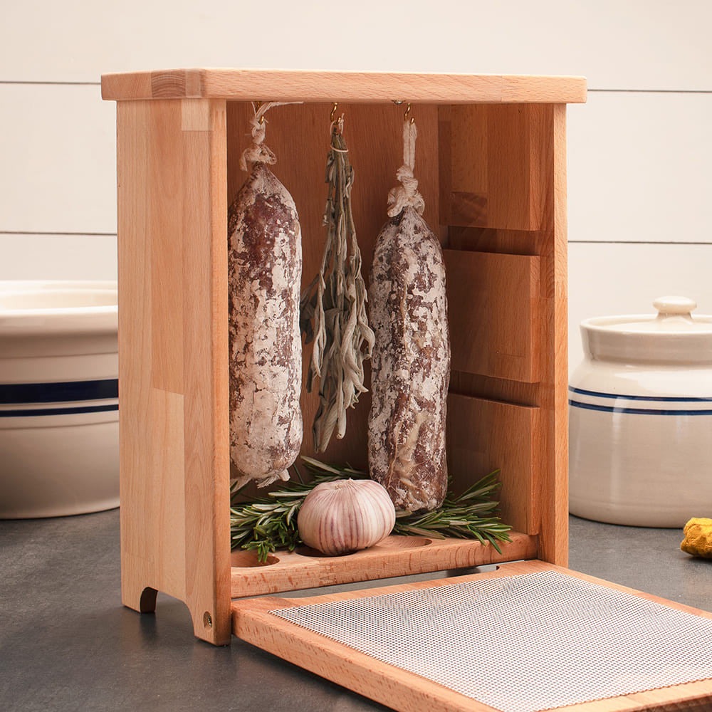 Traditional French Beechwood Food Storage