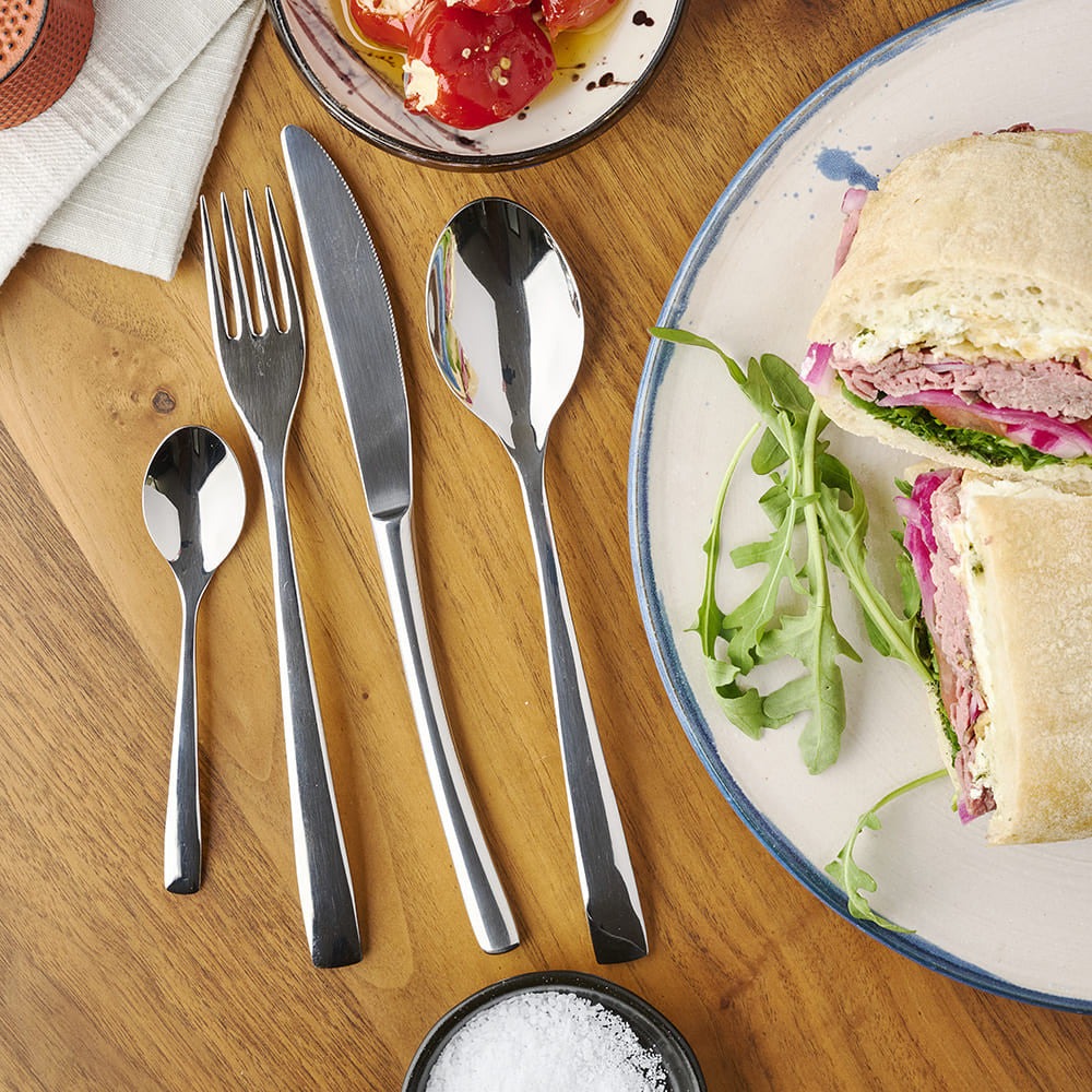 Italian Stainless Steel Elegant Dinner Forks - Set of 4